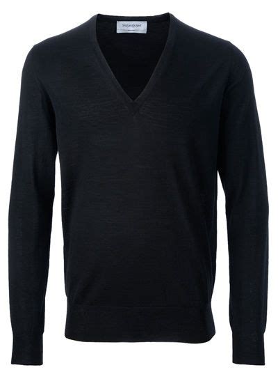 ysl v neck men|ysl jumpers for men.